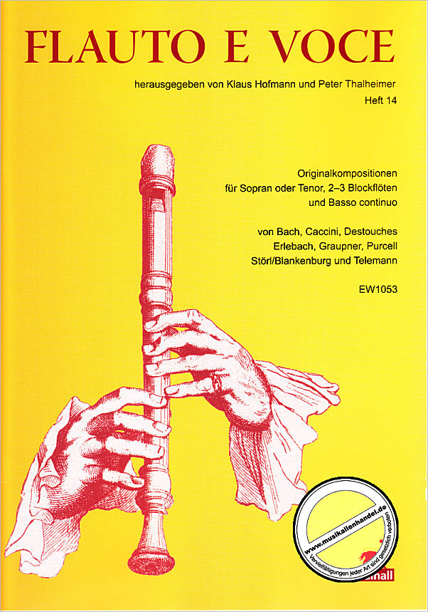 Titelbild für WALHALL 1053 - Flauto e voce 14