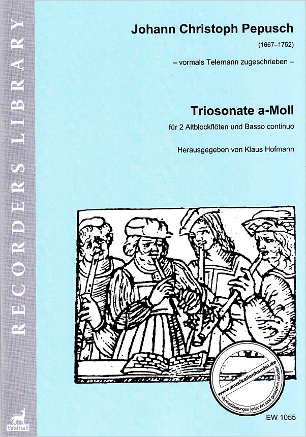 Titelbild für WALHALL 1055 - Triosonate a-moll