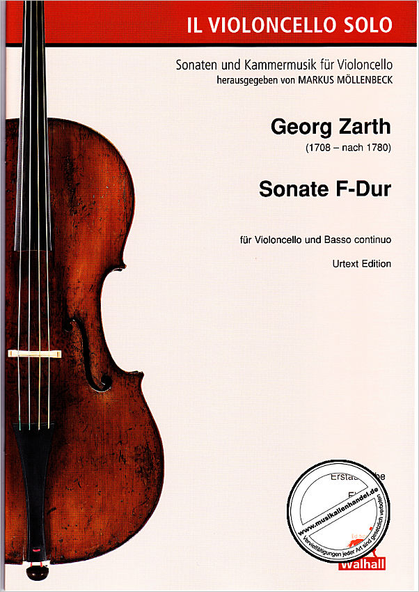 Titelbild für WALHALL 1061 - Sonate F-Dur