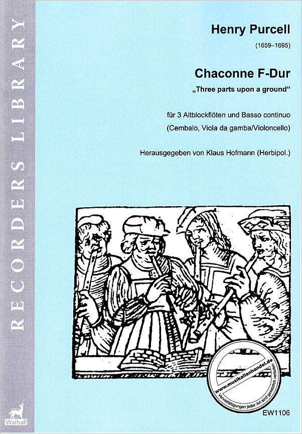 Titelbild für WALHALL 1106 - Chaconne F-Dur