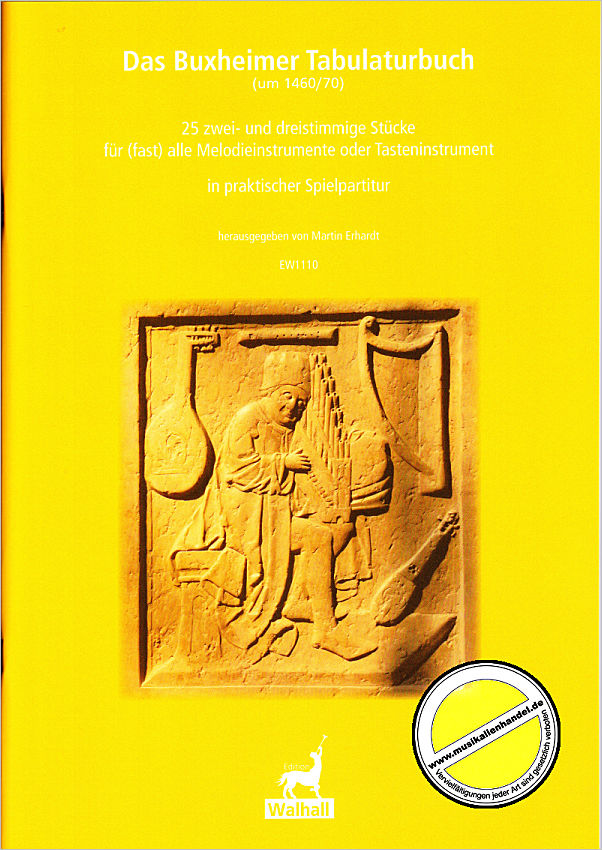 Titelbild für WALHALL 1110 - Das Buxheimer Tabulaturbuch