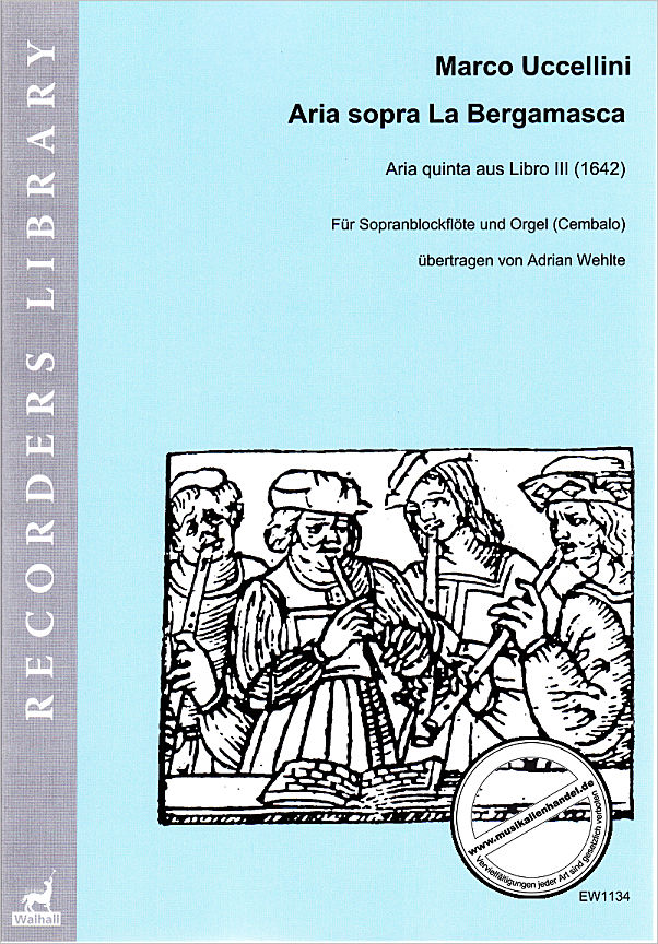 Titelbild für WALHALL 1134 - Aria sopra la bergamasca