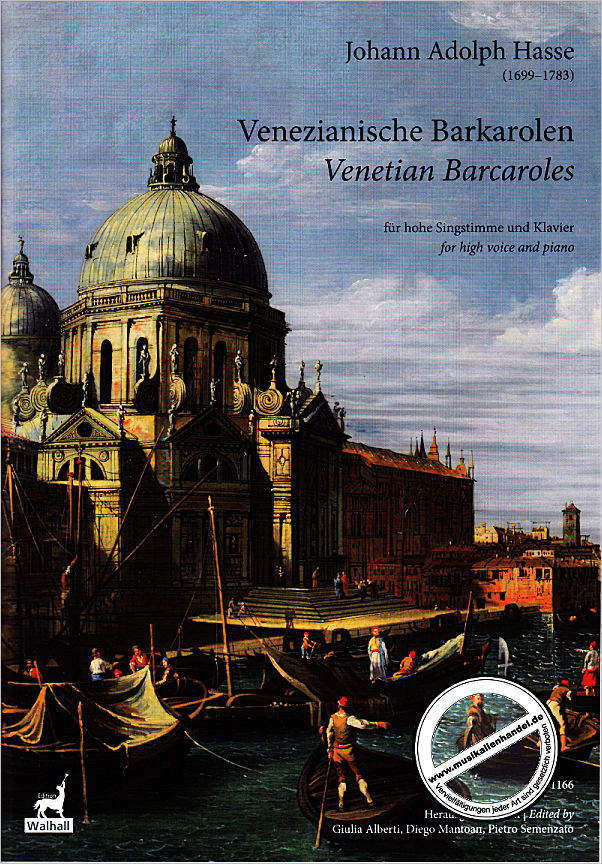 Titelbild für WALHALL 1166 - Venezianische Barkarolen