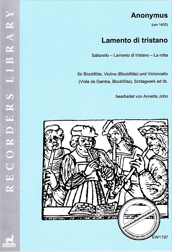 Titelbild für WALHALL 1197 - Lamento di Tristano