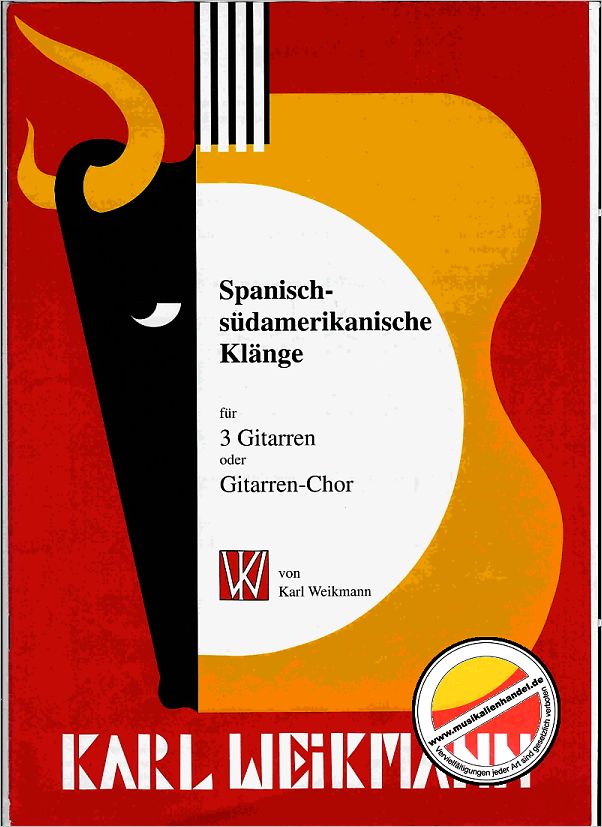 Titelbild für WEIKMANN 6-1 - SPANISCH SUEDAMERIKANISCHE KLAENGE