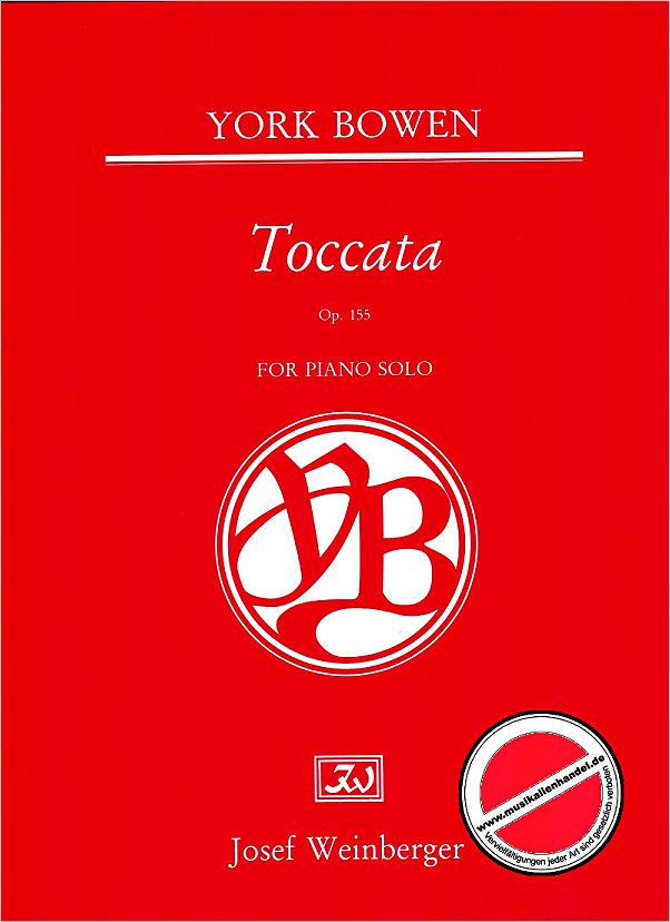Titelbild für WEINB 1997-12 - TOCCATA OP 155