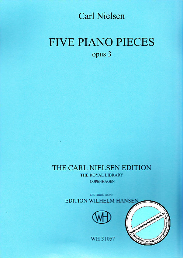 Titelbild für WH 31057 - 5 PIANO PIECES OP 3