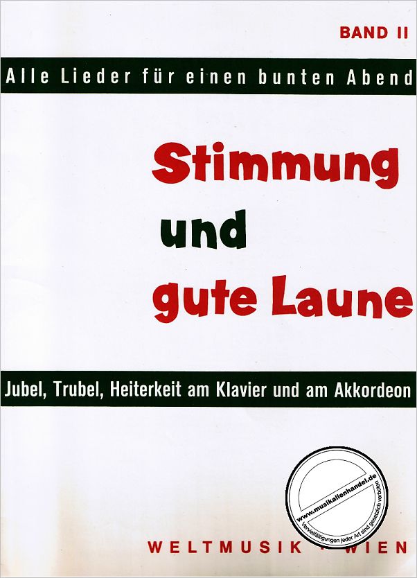 Titelbild für WM 960041 - STIMMUNG + GUTE LAUNE 2