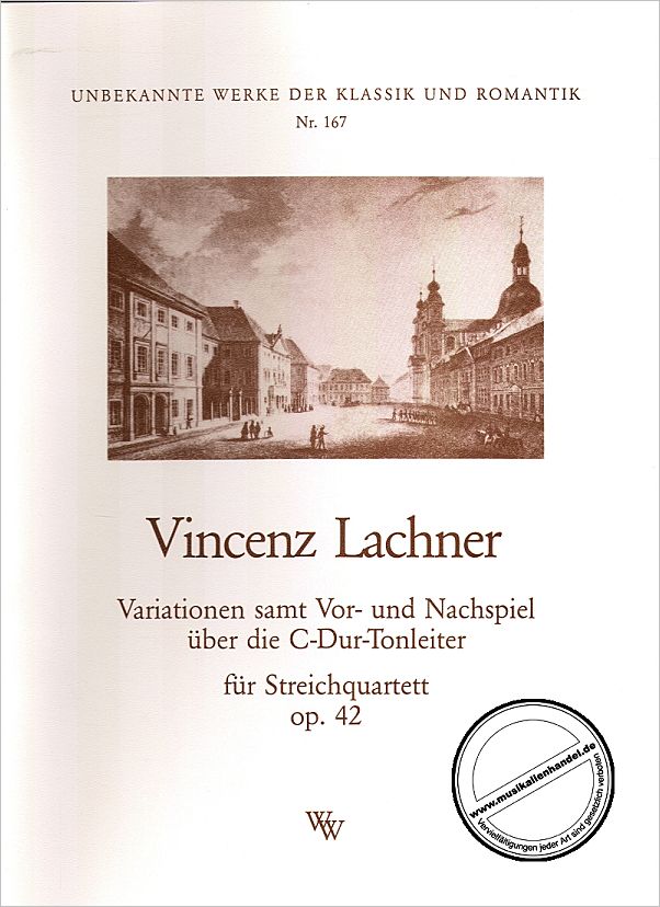 Titelbild für WW 167 - VARIATIONEN SAMT VOR + NACHSPIEL UEBER DIE C-DUR TONLEITER OP 42