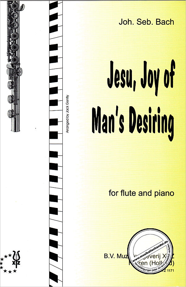 Titelbild für XYZ 1171 - JESUS BLEIBET MEINE FREUDE (KANTATE BWV 147)