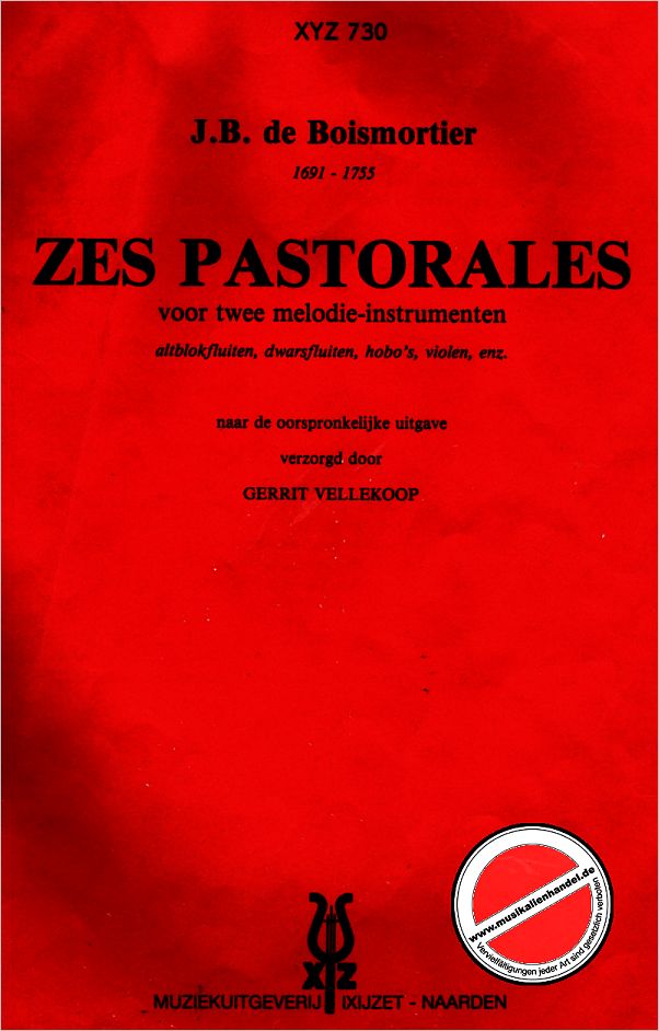Titelbild für XYZ 730 - 6 PASTORALES
