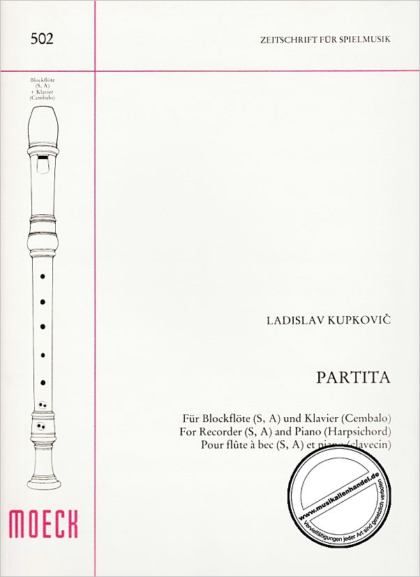 Titelbild für ZFS 502 - PARTITA