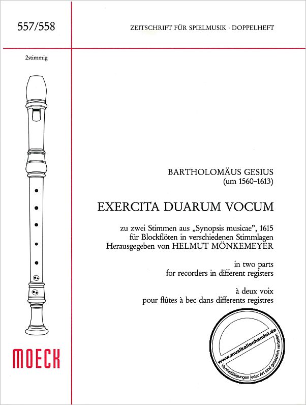 Titelbild für ZFS 557-558 - EXERCITA DUARUM VOCUM