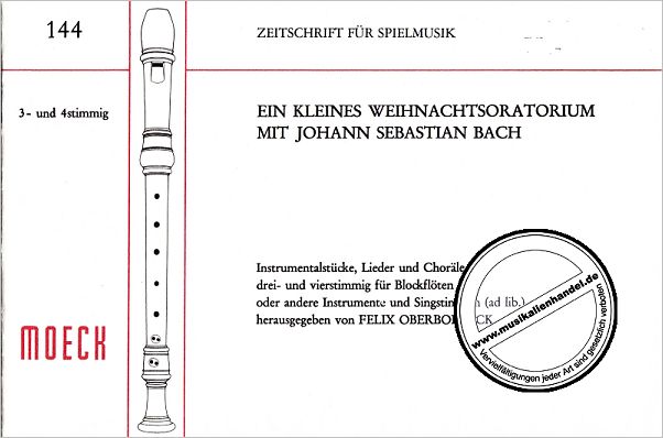 Titelbild für ZFS 144 - EIN KLEINES WEIHNACHTSORATORIUM