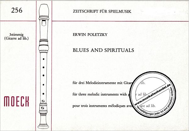 Titelbild für ZFS 256 - BLUES UND SPIRITUALS
