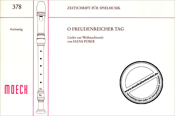 Titelbild für ZFS 378 - O FREUDENREICHER TAG