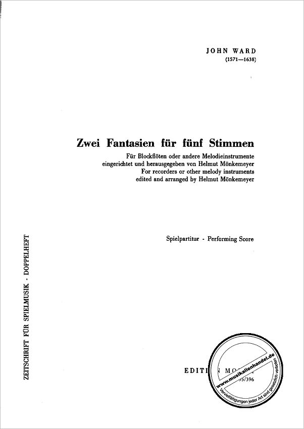 Titelbild für ZFS 395-396 - 2 FANTASIEN