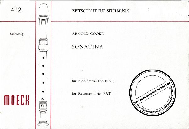 Titelbild für ZFS 412 - SONATINE