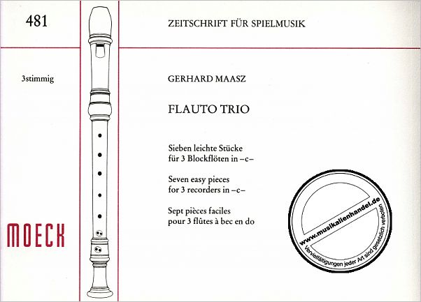 Titelbild für ZFS 481 - FLAUTO TRIO
