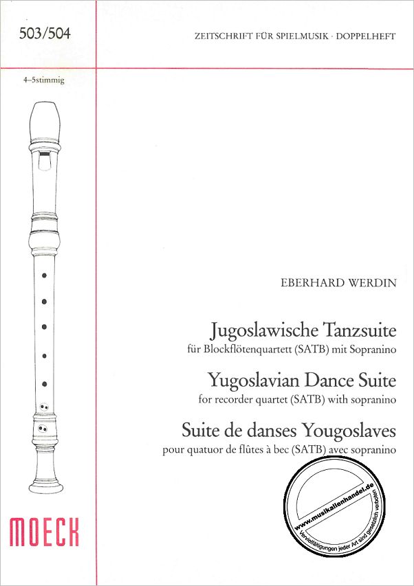 Titelbild für ZFS 503-504 - JUGOSLAWISCHE TANZSUITE