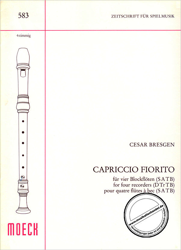Titelbild für ZFS 583 - CAPRICCIO FIORITO