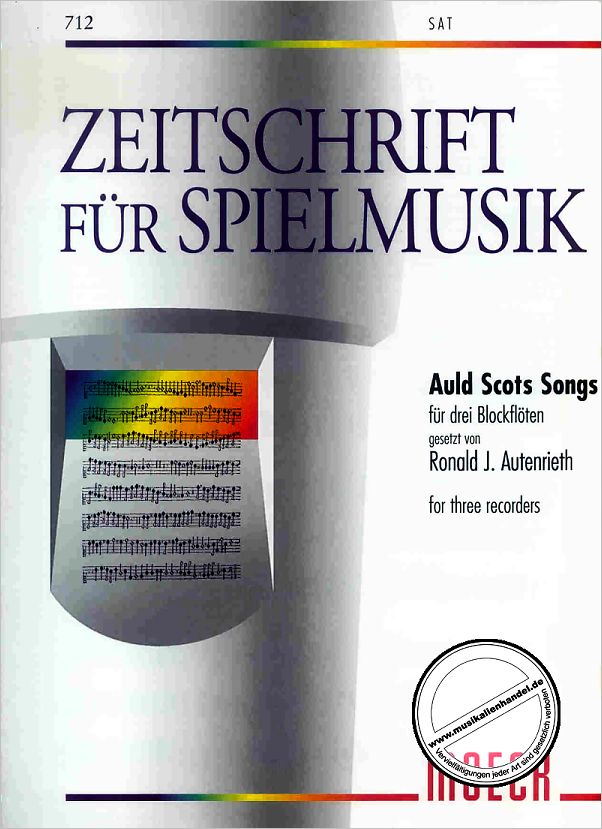 Titelbild für ZFS 712 - AULD SCOTS SONGS