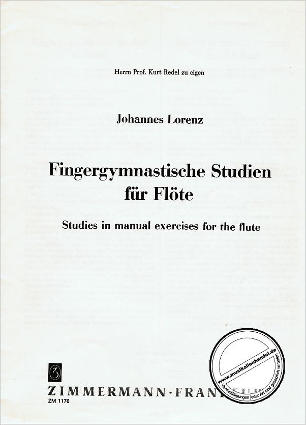 Titelbild für ZM 11760 - FINGERGYMNASTISCHE STUDIEN