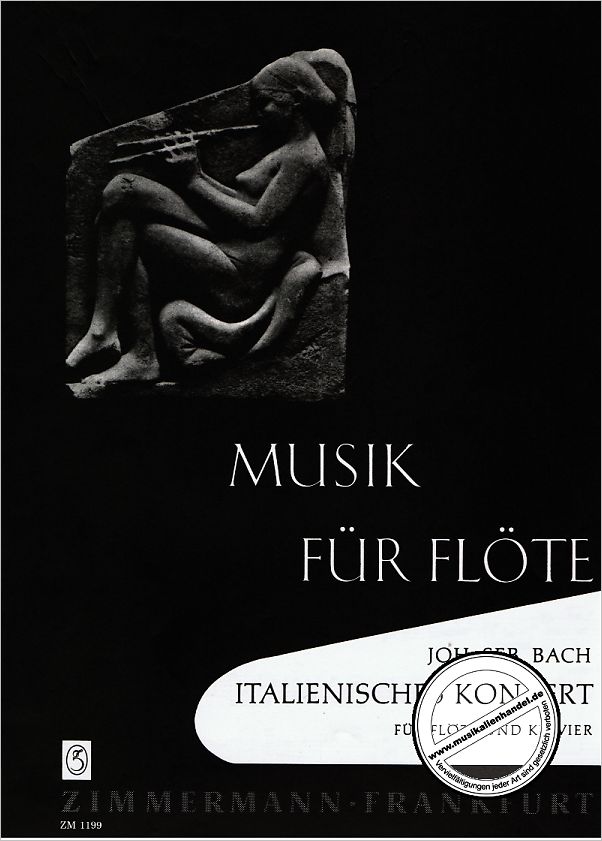 Titelbild für ZM 11990 - ITALIENISCHES KONZERT F-DUR BWV 971