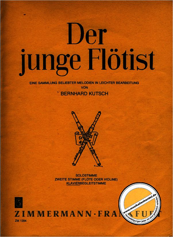 Titelbild für ZM 13940 - DER JUNGE FLOETIST - EINE SAMMLUNG