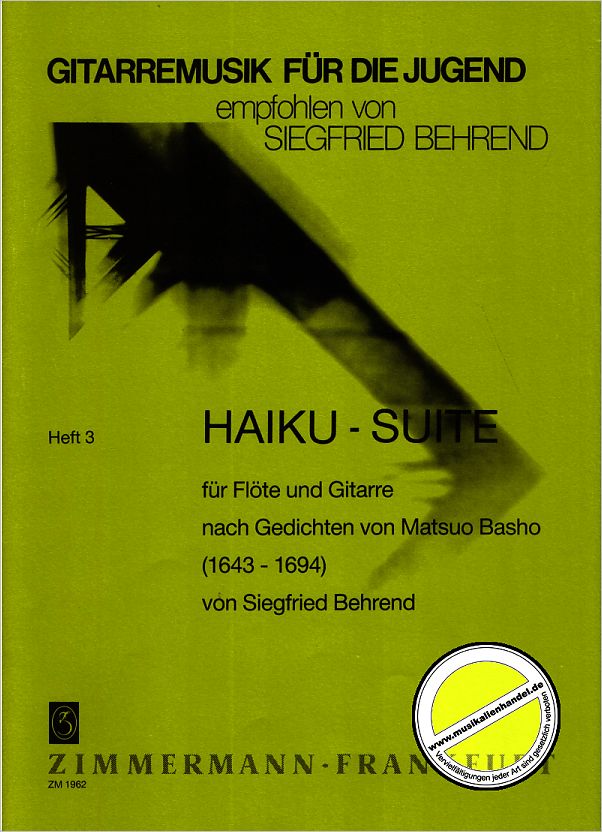 Titelbild für ZM 19620 - HAIKU SUITE
