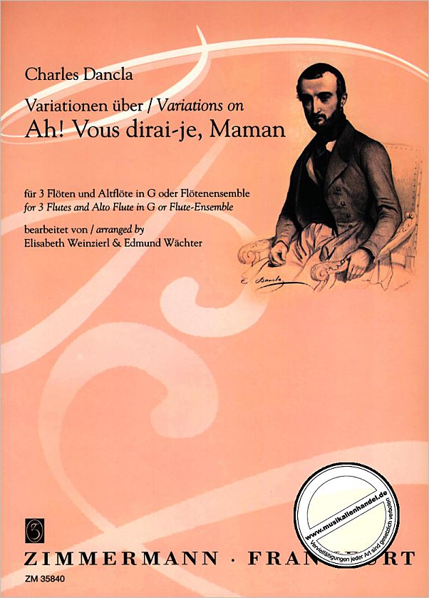 Titelbild für ZM 35840 - AH VOUS DIRAI-JE MAMAN - VARIATIONEN