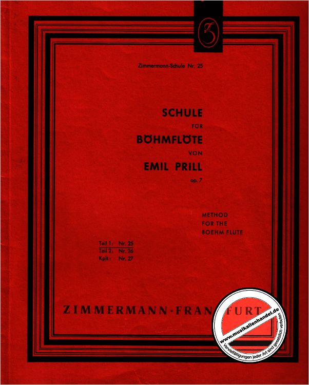 Titelbild für ZM 80025 - BOEHMFLOETENSCHULE 1