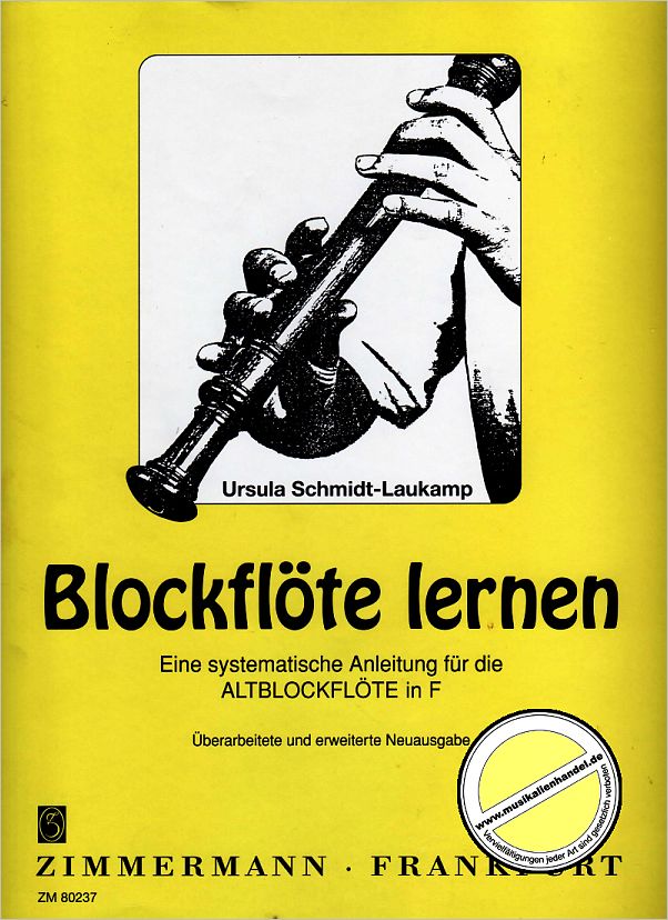Titelbild für ZM 80237 - BLOCKFLOETE LERNEN