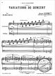 Notenbild für AL 14123 - VARIATIONS DE CONCERT