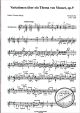 Notenbild für CANAVAS 011975 - VARIATIONEN UEBER EIN THEMA VON MOZART OP 9