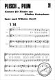 Notenbild für ERES 21 - PLISCH + PLUM