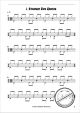 Notenbild für KF 7001 - DRUMGROOVES 1