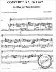 Notenbild für MR 1639A - CONCERTO A CINQUE C-DUR OP 9/5