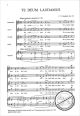 Notenbild für STAINER -CS7 - TE DEUM LAUDAMUS C-DUR (MORNING SERVICE OP 115)