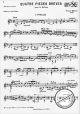 Notenbild für UE 15041 - GUITARE - QUATRE PIECES BREVES