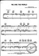 Notenbild für VS 4340 - WE ARE THE WORLD