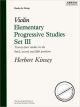 Titelbild für ABRSM 0795 - ELEMENTARY PROGRESSIVE STUDIES 3