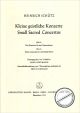 Titelbild für BA 1702 - KLEINE GEISTLICHE KONZERTE 2