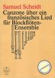 Titelbild für BA 6271 - CANZONE UEBER EIN FRANZOESISCHE
