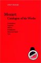 Titelbild für BABVK 1848 - MOZART CATALOGUE OF HIS WORKS