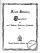 Titelbild für BB 722 - QUARTETT 1 D-MOLL OP 7