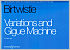 Titelbild für BH 13106 - Variations and Gigue Machine