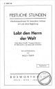 Titelbild für BOE -C1569M - LOBT DEN HERRN DER WELT (PRINCE