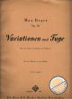 Titelbild für BOTE 0358 - VARIATIONEN + FUGE OP 86