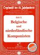 Titelbild für COPP 18010-01 - BELGISCHE UND NIEDERLAENDISCHE KOMPONISTEN